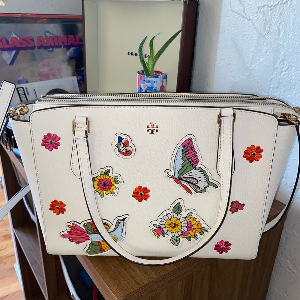 Tory Burch Emerson Appliqué Satchel